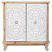 Aparador de madera de 2 puertas Aparador de madera de 2 puertas Blanco