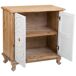 Aparador de madera de 2 puertas Aparador de madera de 2 puertas Blanco