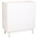 Aparador de madera de 2 puertas Aparador de madera de 2 puertas Blanco