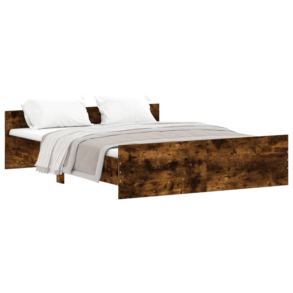 Estructura de cama 150x200 Marrón