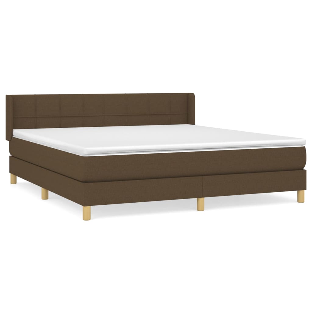 Cama box spring 180x200 Marrón
