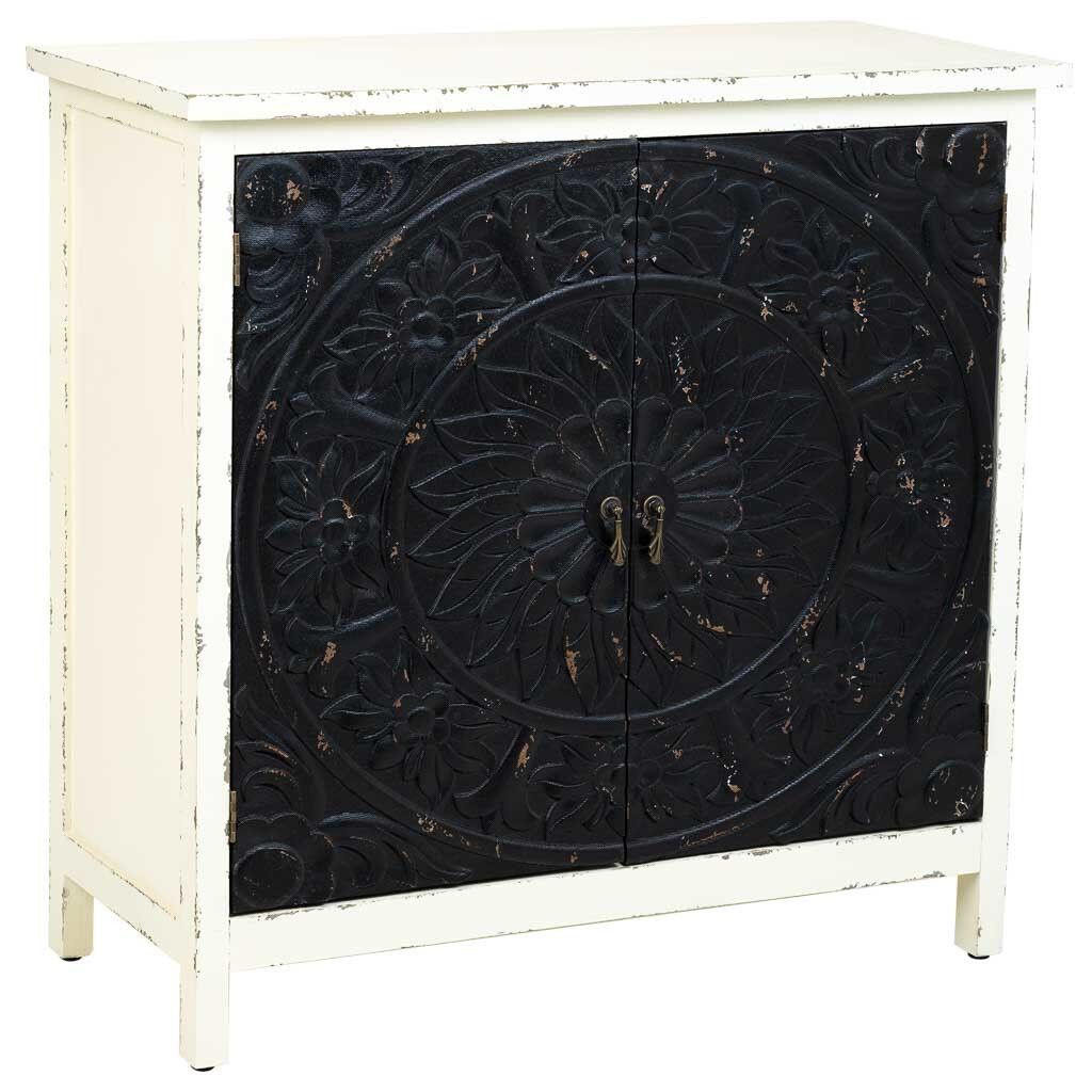 Aparador de madera de 2 puertas