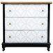 Comoda de madera con 3 cajones Comoda de madera con 3 cajones Blanco