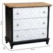 Comoda de madera con 3 cajones Comoda de madera con 3 cajones Blanco