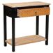 Recibidor de madera, 1 cajon y 1 balda Recibidor de madera, 1 cajon y 1 balda Negro