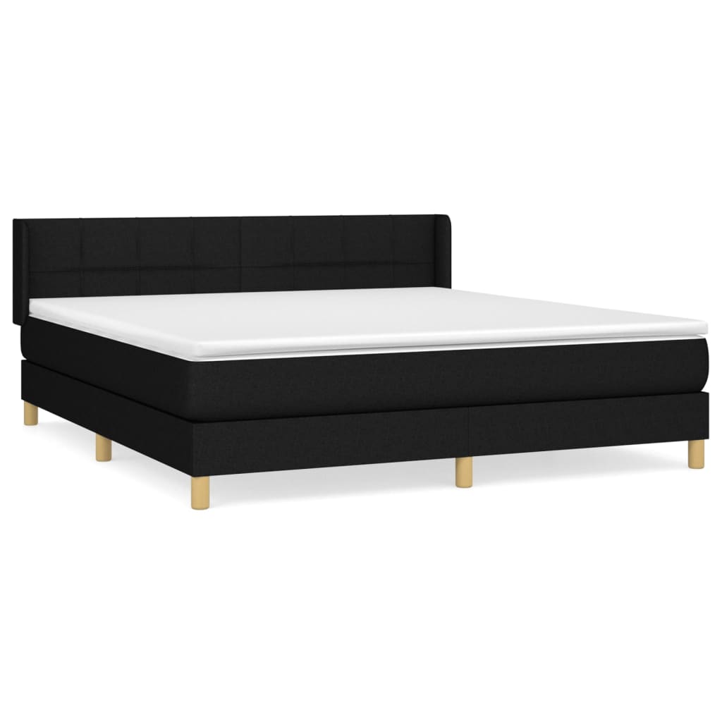 Cama box spring 160x200 Negro