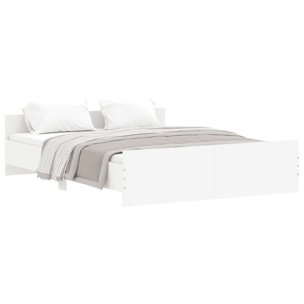 Estructura de cama 150x200 Blanco
