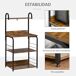 Estantería de Cocina HOMCOM, hogar - cocina Estantería de Cocina HOMCOM, hogar - cocina Negro/ Madera