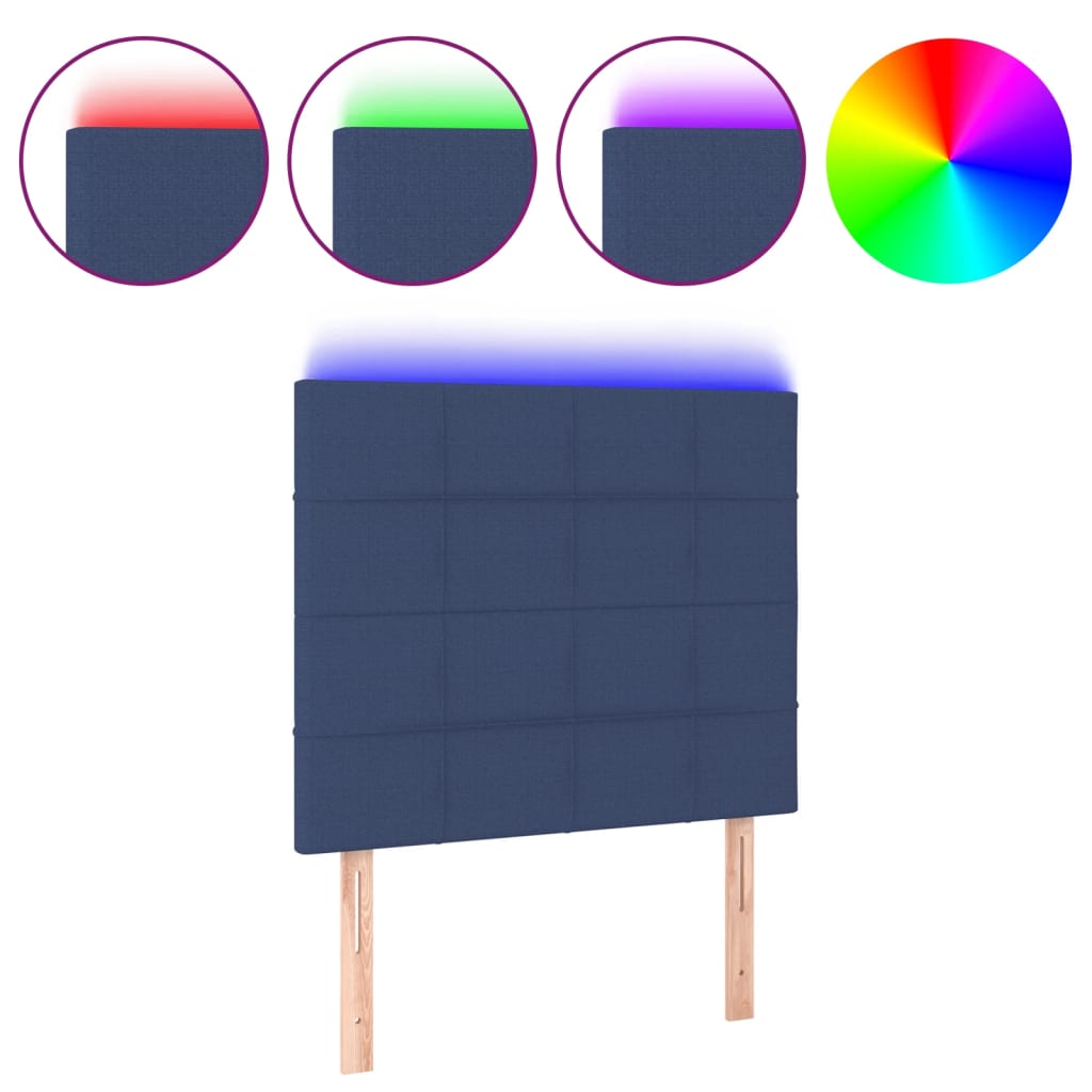 Cabecero Con Led 100 Azul