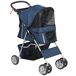 Cochecito para Perro Acero, Tela Oxford PawHut Cochecito para Perro Acero, Tela Oxford PawHut Azul