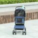 Cochecito para Perro Acero, Tela Oxford PawHut Cochecito para Perro Acero, Tela Oxford PawHut Azul