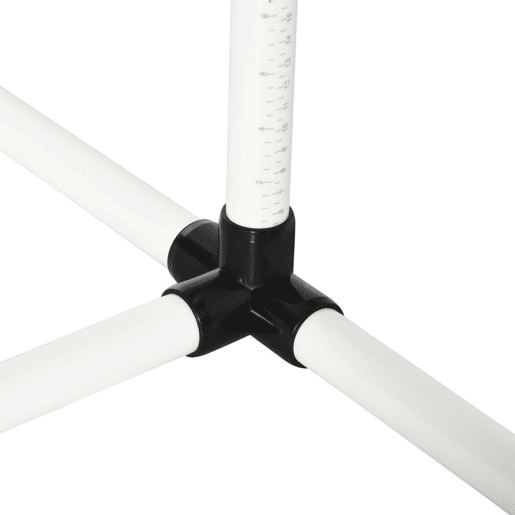 PawHut Conjunto de Treinamento de Agilidade para Cães Animais de Estimação 4 Peças Obstáculos de Salto com Altura Ajustável e Bolsa de Transporte para Exteriores 99x65x94 cm Branco
