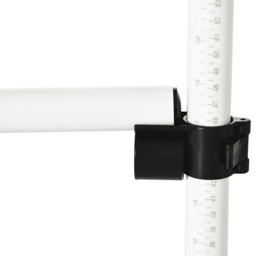 PawHut Conjunto de Treinamento de Agilidade para Cães Animais de Estimação 4 Peças Obstáculos de Salto com Altura Ajustável e Bolsa de Transporte para Exteriores 99x65x94 cm Branco