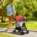 Cochecito para Mascota Tela Oxford, Acero PawHut Cochecito para Mascota Tela Oxford, Acero PawHut Rojo