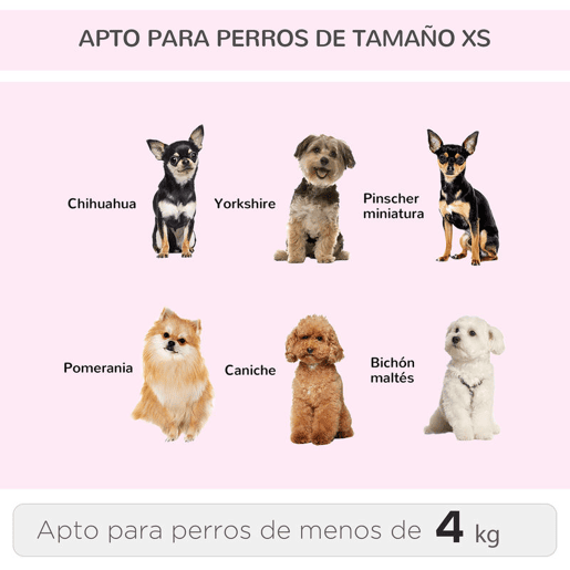PawHut Transportadora 2 em 1 para Animais de Estimação Mochila ou Carrinho de Viagem para Cães e Gatos com 2 Rodas Alça Retrátil de Alumínio e Bolso de Armazenamento 42x25x55cm Rosa