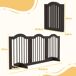 Barrera de Seguridad MDF, Madera PawHut Barrera de Seguridad MDF, Madera PawHut Marrón
