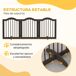 Barrera de Seguridad MDF, Madera PawHut Barrera de Seguridad MDF, Madera PawHut Marrón