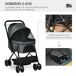 Cochecito para Mascota Acero, Tela Oxford PawHut Cochecito para Mascota Acero, Tela Oxford PawHut Gris