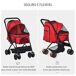 Cochecito para Mascota Acero, Tela Oxford PawHut Cochecito para Mascota Acero, Tela Oxford PawHut Rojo