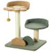 Árbol para Gato Aglomerado de Madera, Felpa, Sisal PawHut Árbol para Gato Aglomerado de Madera, Felpa, Sisal PawHut Multicolor
