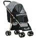 Carrito para Perro Acero, Tela Oxford PawHut Carrito para Perro Acero, Tela Oxford PawHut Negro