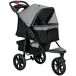 Cochecito para Mascota Acero, Tela Oxford PawHut Cochecito para Mascota Acero, Tela Oxford PawHut Gris