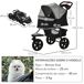 Cochecito para Mascota Acero, Tela Oxford PawHut Cochecito para Mascota Acero, Tela Oxford PawHut Gris