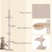 Árbol para Gato Aglomerado de Madera, Felpa, Sisal y PVC PawHut Árbol para Gato Aglomerado de Madera, Felpa, Sisal y PVC PawHut Crudo