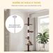 Árbol para gato Aglomerado de Madera, Felpa, Sisal PawHut Árbol para gato Aglomerado de Madera, Felpa, Sisal PawHut Marrón