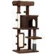 Árbol para Gato Aglomerado de Madera PawHut Árbol para Gato Aglomerado de Madera PawHut Marrón