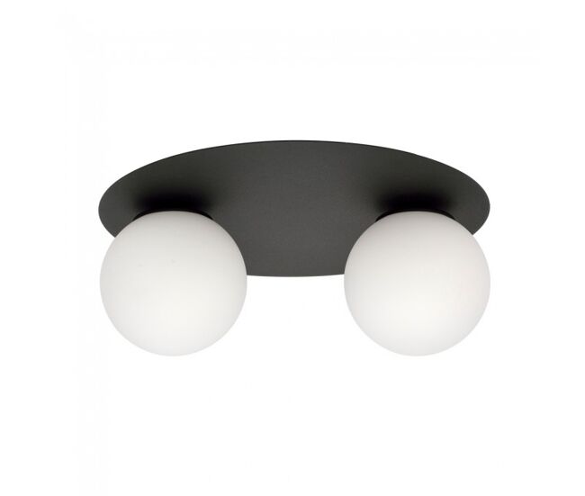 Plafón de techo ícaro opal 2 luces marca wonderlamp