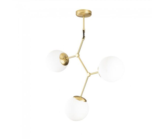 Lámpara de techo mulen oro 3 luces marca wonderlamp