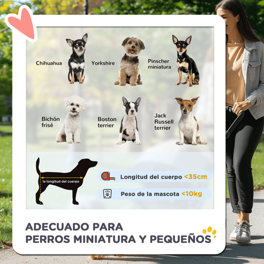 PawHut Carrinho para Cães Dobrável, Carrinho para Cães Pequenos com Cesta de Armazenamento, Janelas de Rede, Suporte para Copos, Rodas EVA, Almofada Lavável, Travões, Carga 10 kg, 75x45x97 cm, Vermelho