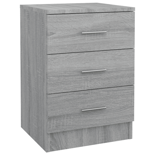 vidaXL Mesa cabeceira 38x35x56 cm derivados de madeira cinzento sonoma vidaXL Mesa cabeceira 38x35x56 cm derivados de madeira cinzento sonoma