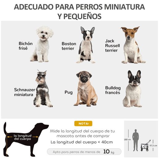 PawHut Carrinho para Animais de Estimação Carrinho para Cães Dobrável com Compartimento Desmontável 4 Portas com Fecho de Correr 2 Correias de Segurança e de Transporte 81x58x97,5 cm Azul