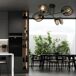 Lámpara de techo Tila 4 luces marca Wonderlamp Lámpara de techo Tila 4 luces marca Wonderlamp Negro