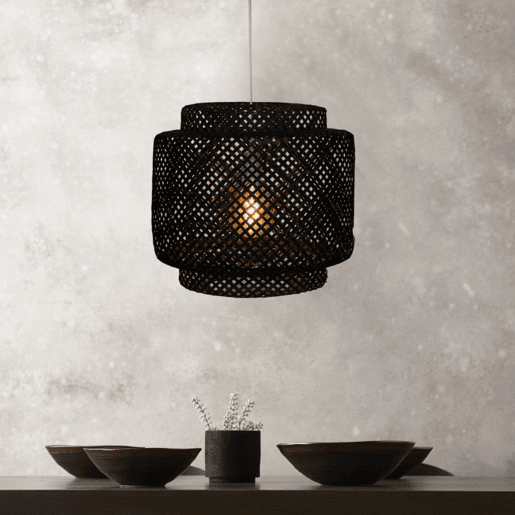 Candeeiro suspenso Well Home 'Liby' em bambu