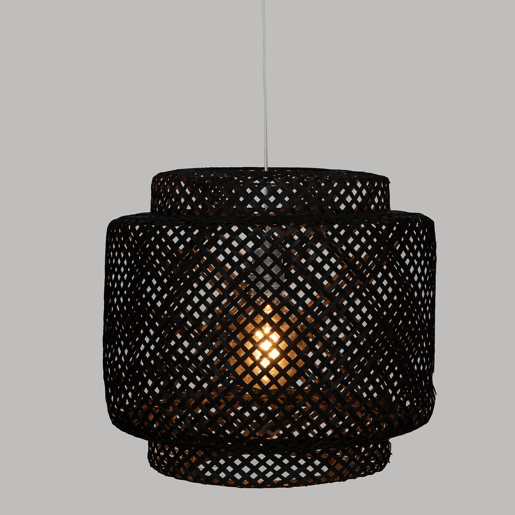 Candeeiro suspenso Well Home 'Liby' em bambu