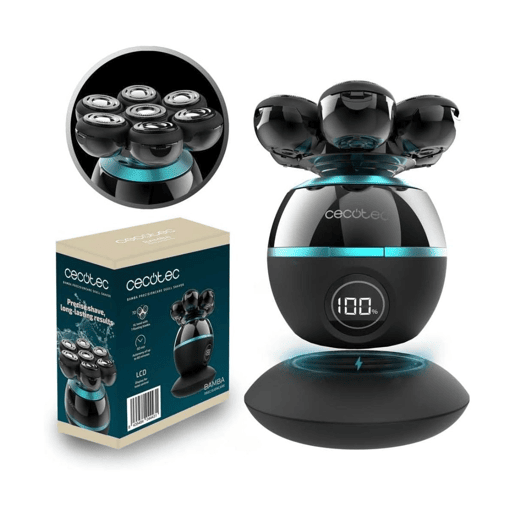 Aparador de Cabelo-Máquina de Barbear Cecotec PrecisionCare Skull Shaver