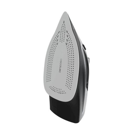 Cecotec Ferro de engomar horizontal com bomba de 3200 W, jato de vapor de 285 gmin e base anodizada ultradeslizante para uma durabilidade máxima.