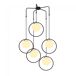 Lámpara de techo Escott II (3 luces) Nórdico Lámpara de techo Escott II (3 luces) Nórdico Negro