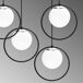 Lámpara de techo Escott II (3 luces) Nórdico Lámpara de techo Escott II (3 luces) Nórdico Negro