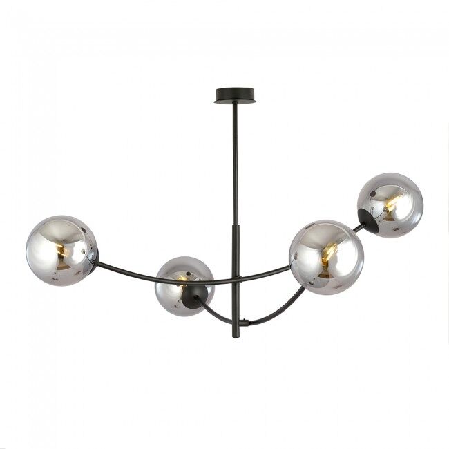 Lámpara de techo helmet grafito 4 luces marca wonderlamp