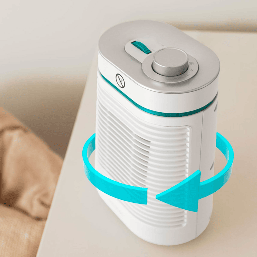 Cecotec Aquecedor cerâmico de mesa com 1500 W, função Oscilação, termóstato ajustável e 3 modos de funcionamento.