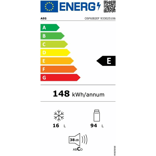 Frigorífico AEG OSF6I82EF Branco