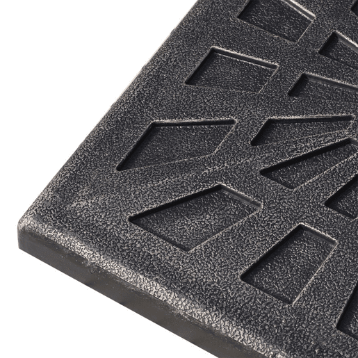 Outsunny Base para Chapéu de Sol Peso 15 kg Base de Chapéu de Sol de Resina para Mastros de Ø3,8 cm y Ø4,8 cm para Varanda Pátio Jardim 47x47x32 cm Preto e Bronze