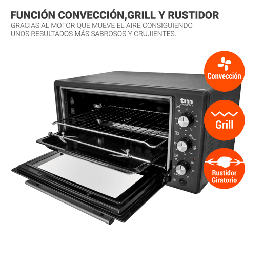 Forno de convecção TM Electron 45 L 45 L 200ºC