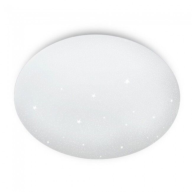 Plafón led sever redondo estrellas cct dim 100w marca cristalrecord