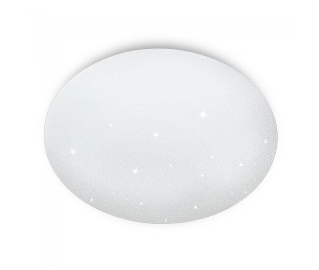 Plafón led sever redondo estrellas cct dim 100w marca cristalrecord