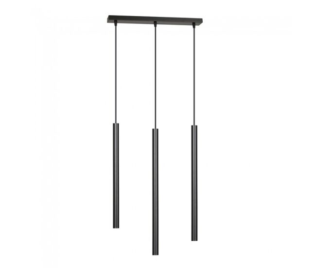 Regleta de techo tizo negro 3 luces marca wonderlamp